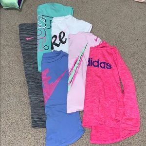 Toddler Girls 2T Nike and Adidas Lot
